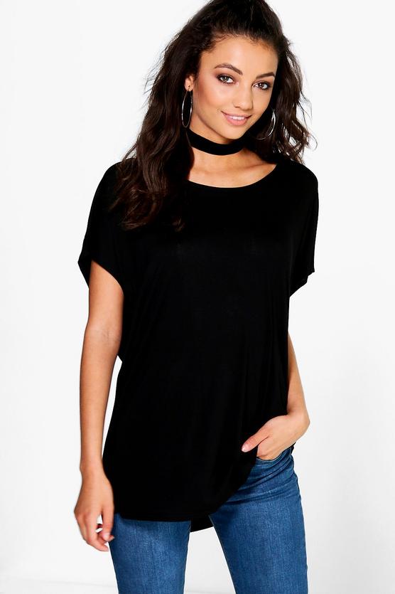 Tall Jasmine Oversized Scoop Neck Tee